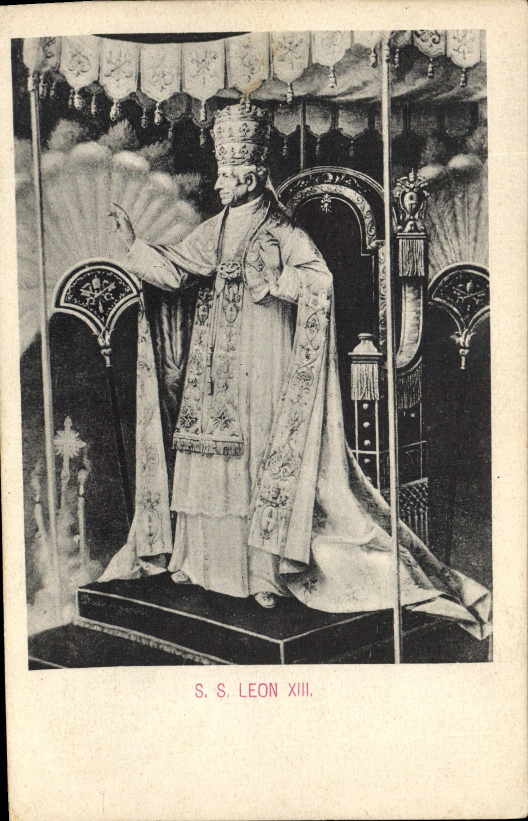 CPA Pape SS Leon XIII