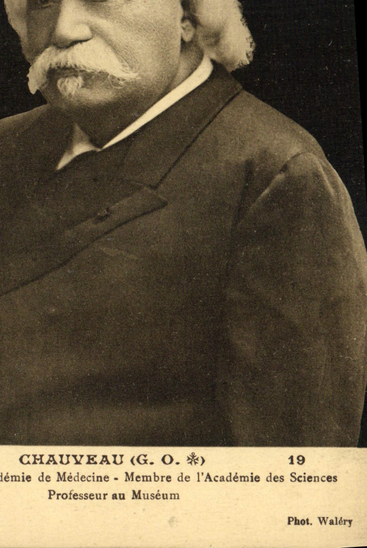CPA Chauveau Membre de l'Academie de Medecine de Paris Professeur au Museum