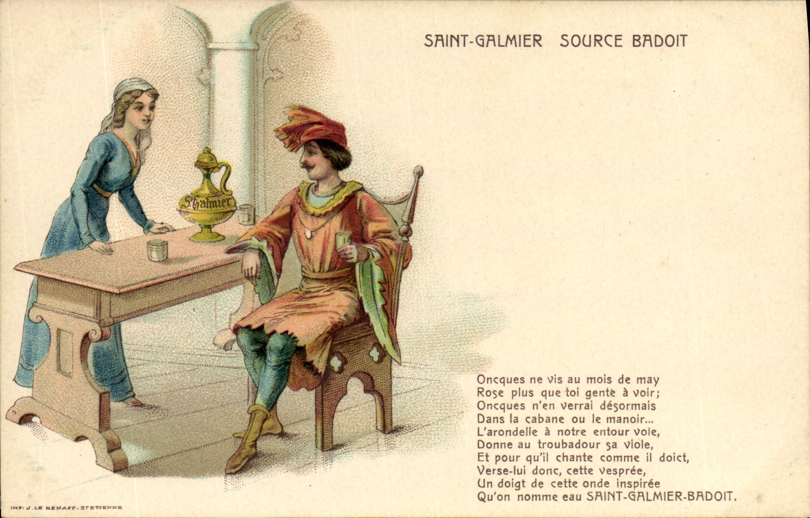 CPA Saint Galmier Source Badoit 