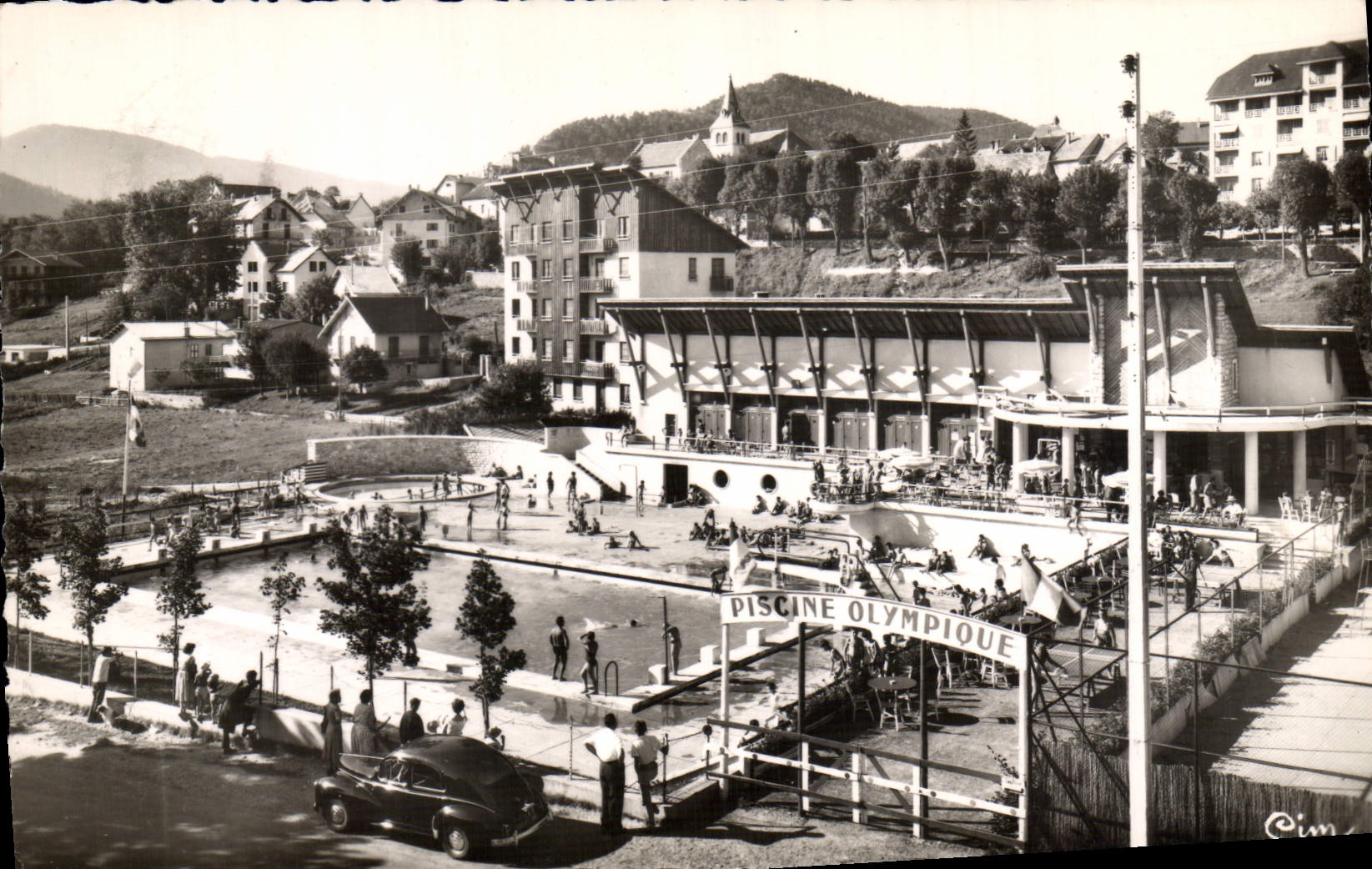 MODERN CARD Villard de Lans Swimming pool Olympic