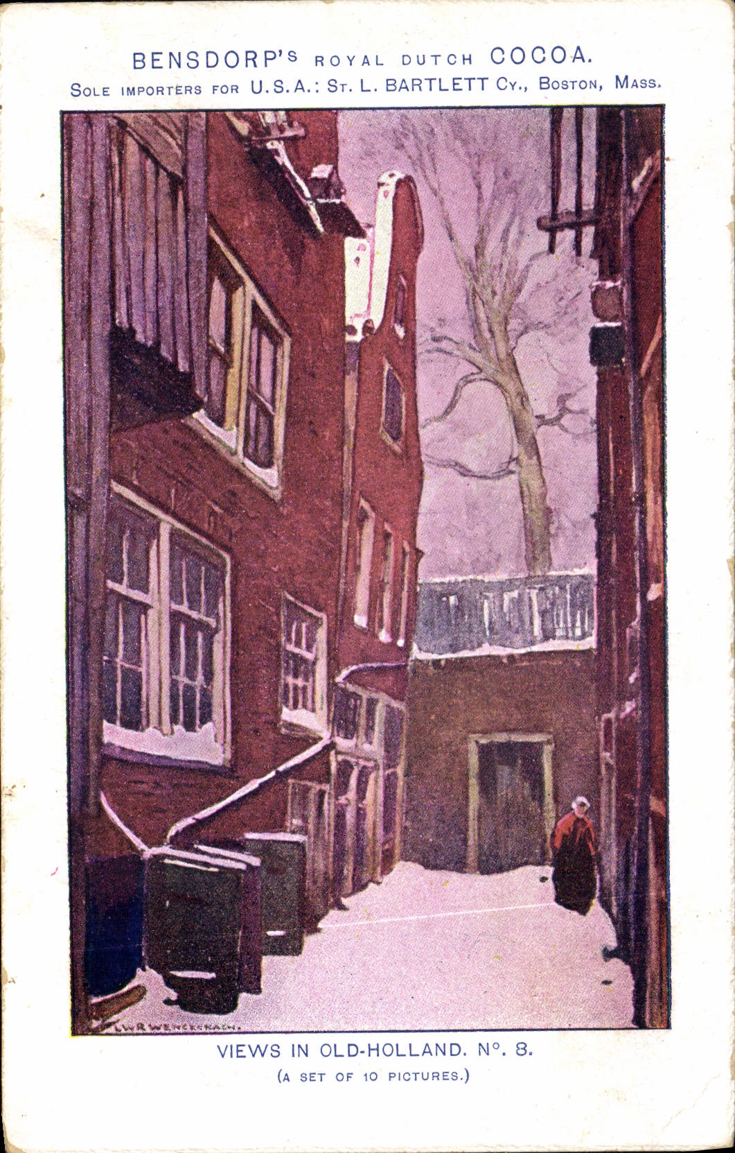 CPA Fantaisie Illustrateur Views in Old Holland 