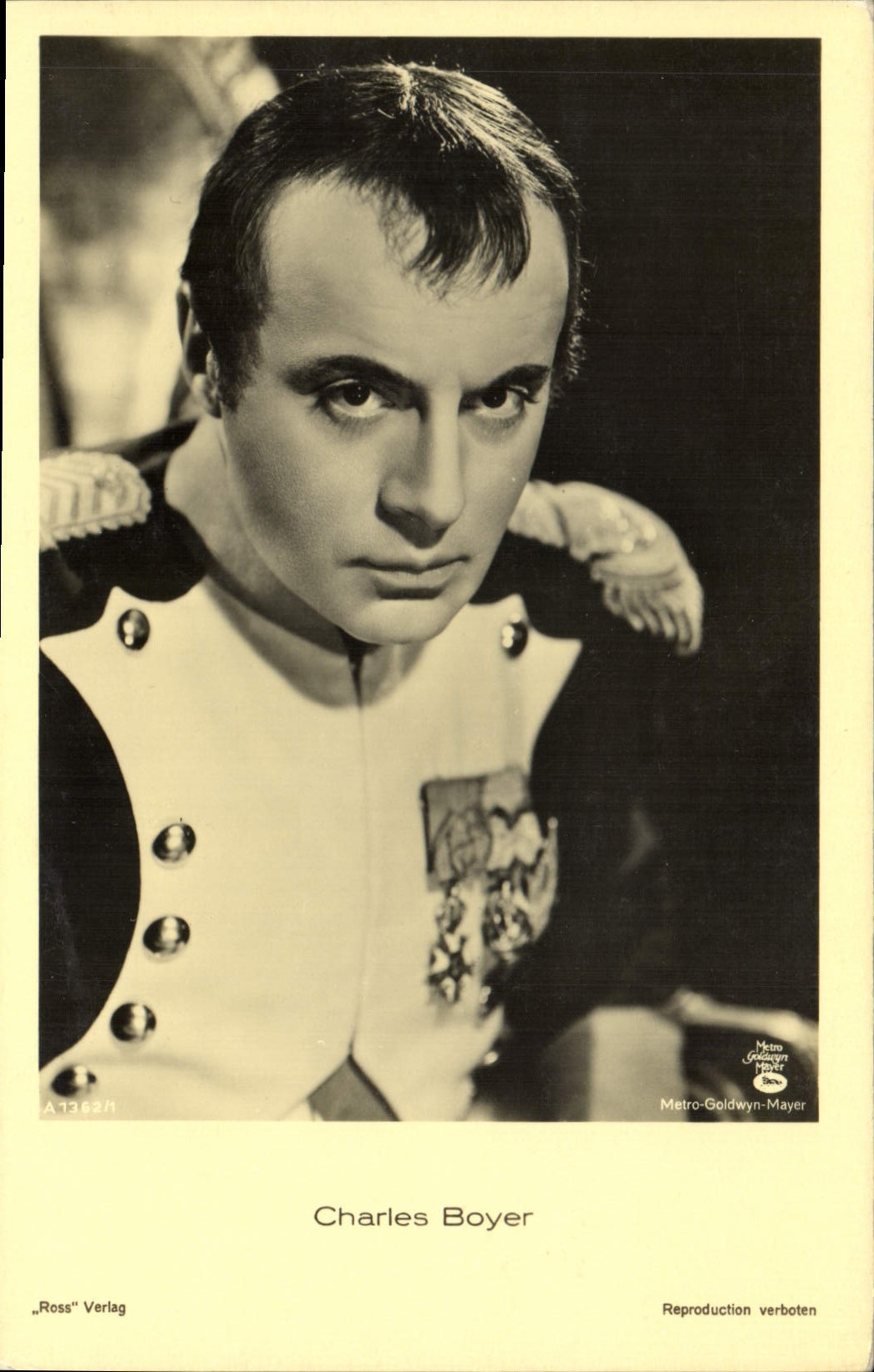 MODERN CARD Cinema Charles Boyer Napoleon