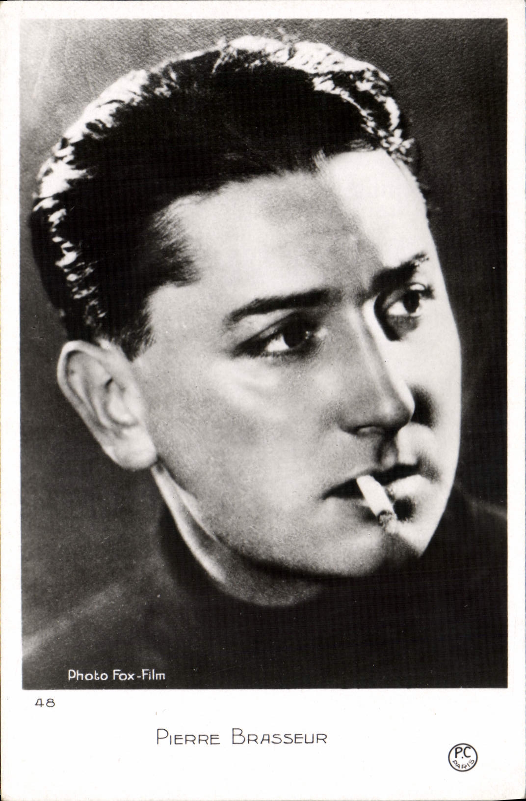 MODERN CARD Cinema Pierre Brasseur Tobacco Cigarette