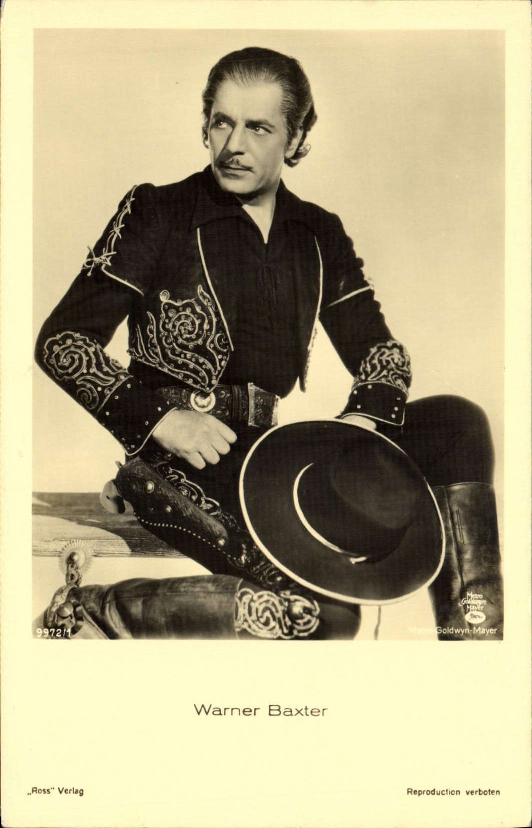 MODERN CARD Cinema Warner Baxter