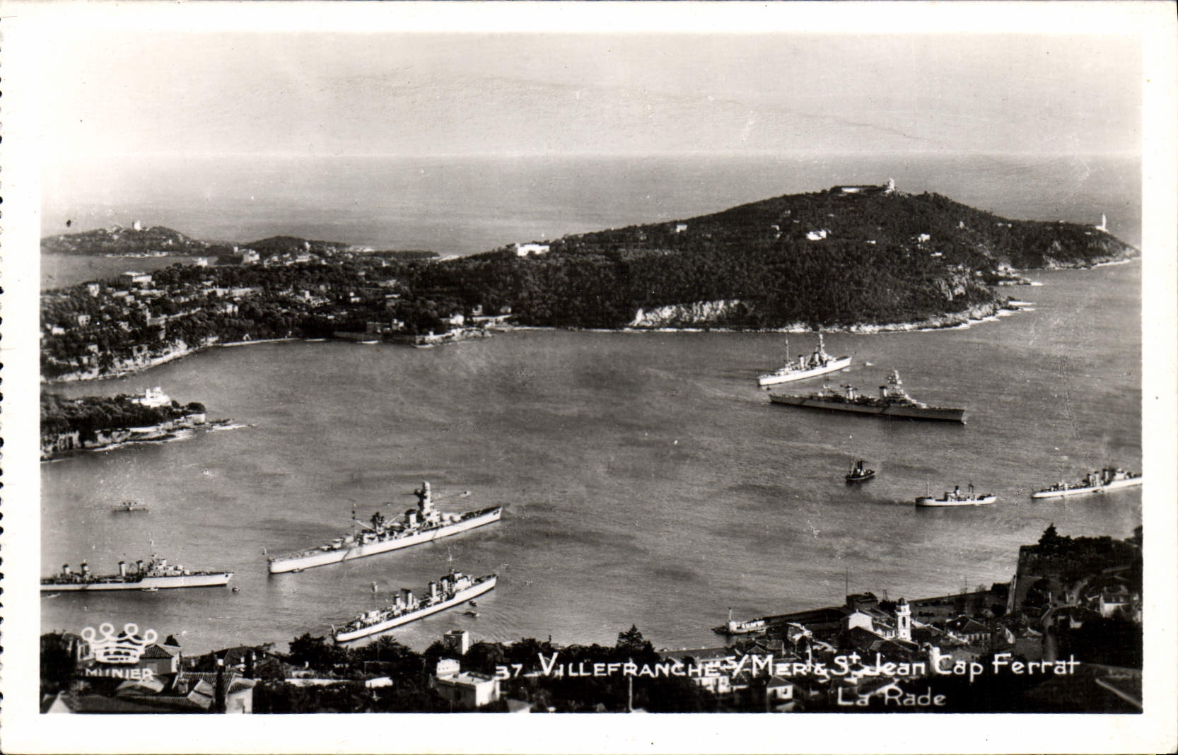 CPM Villefranche Sur Mer St Jean Cap Ferrat Bateaux
