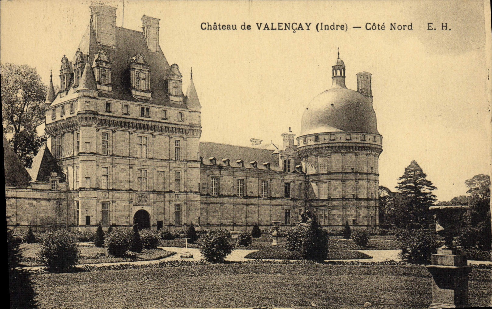 CPA Chateau de Valencay Cote Nord