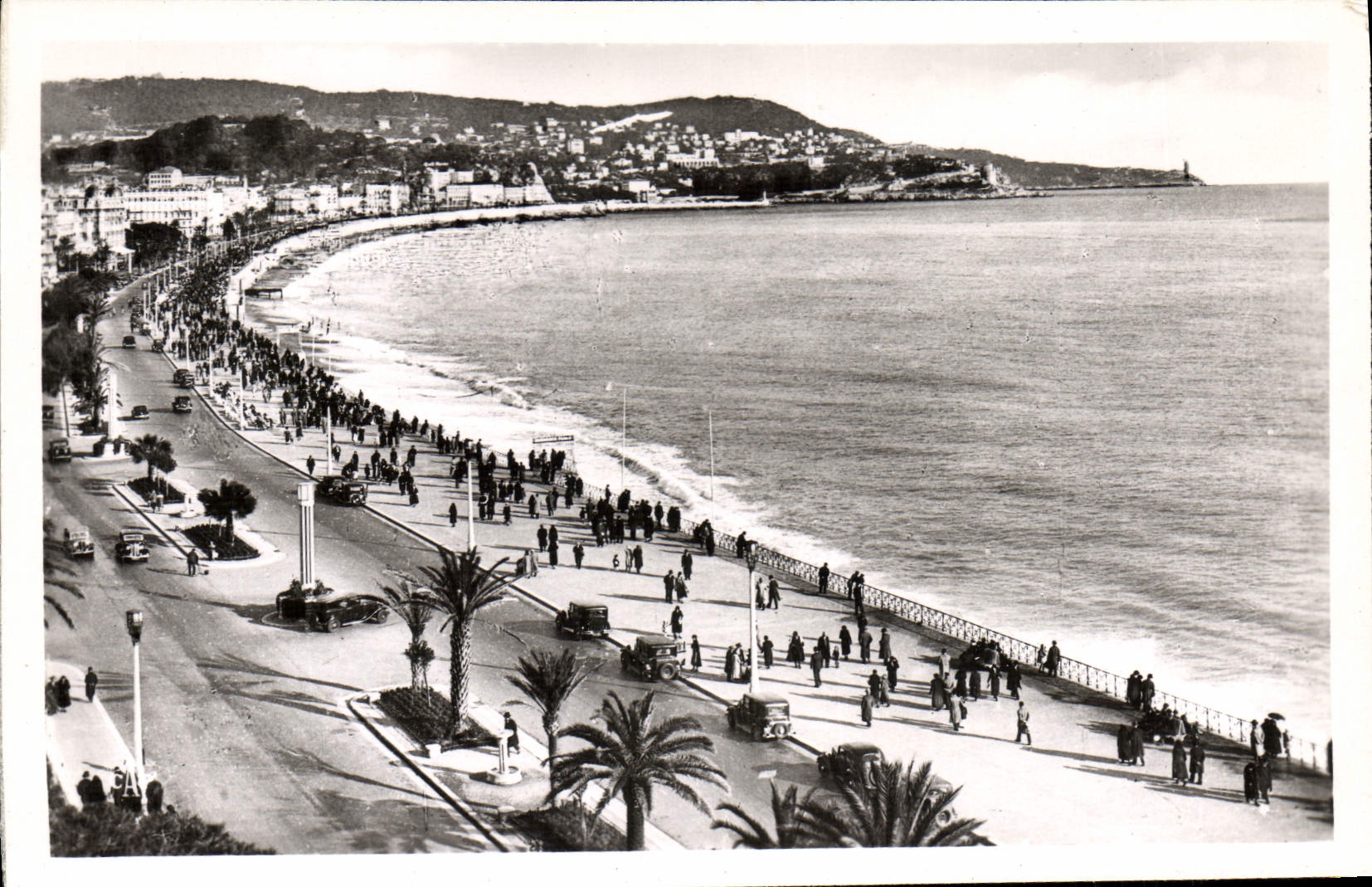 POSTAL MODERNA cuadro total Niza y la caminata del inglés