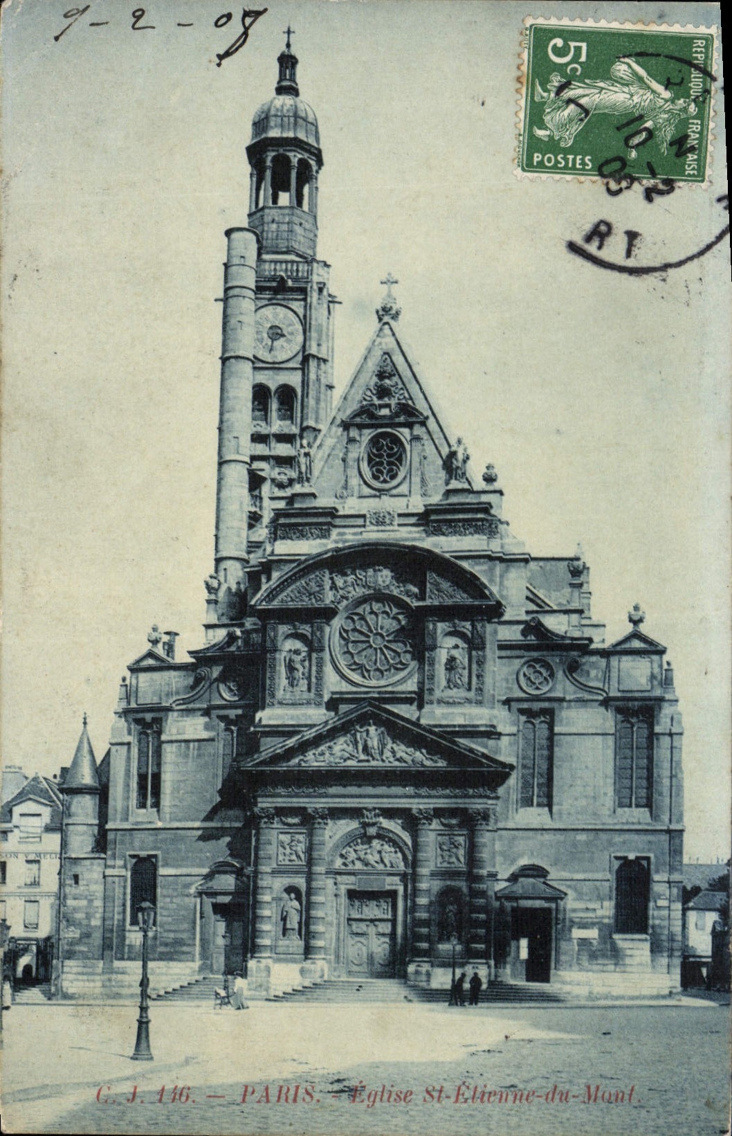 CPA Paris Eglise St Etienne du Mont 