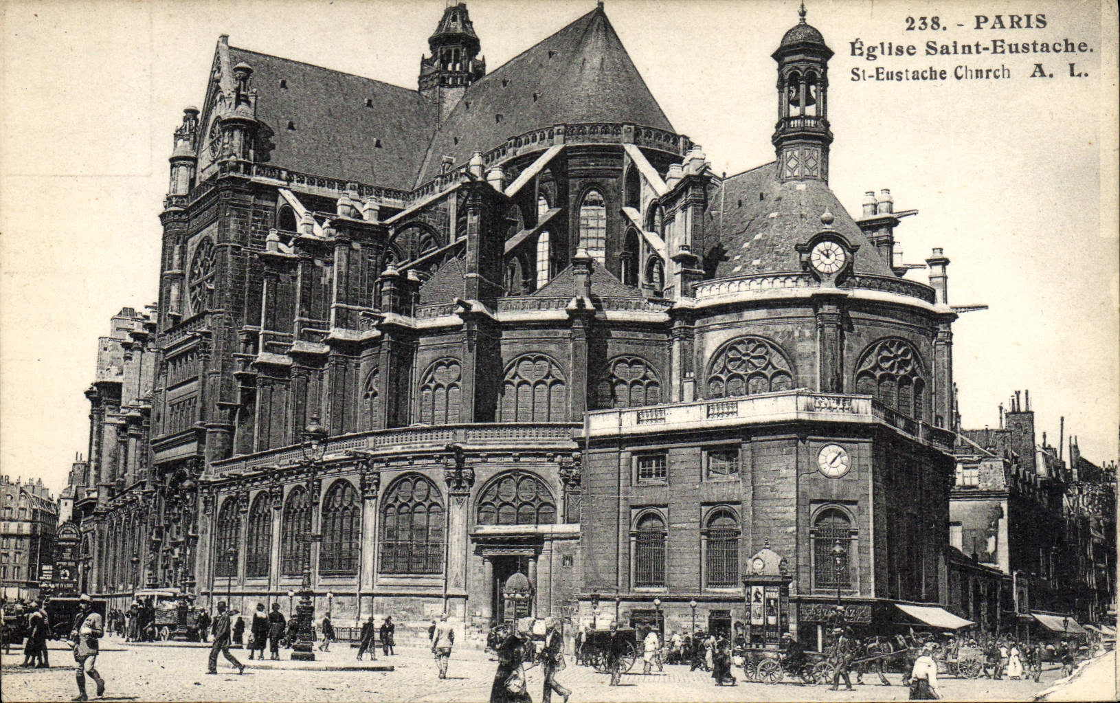 CPA Paris Eglise Saint Eustache 