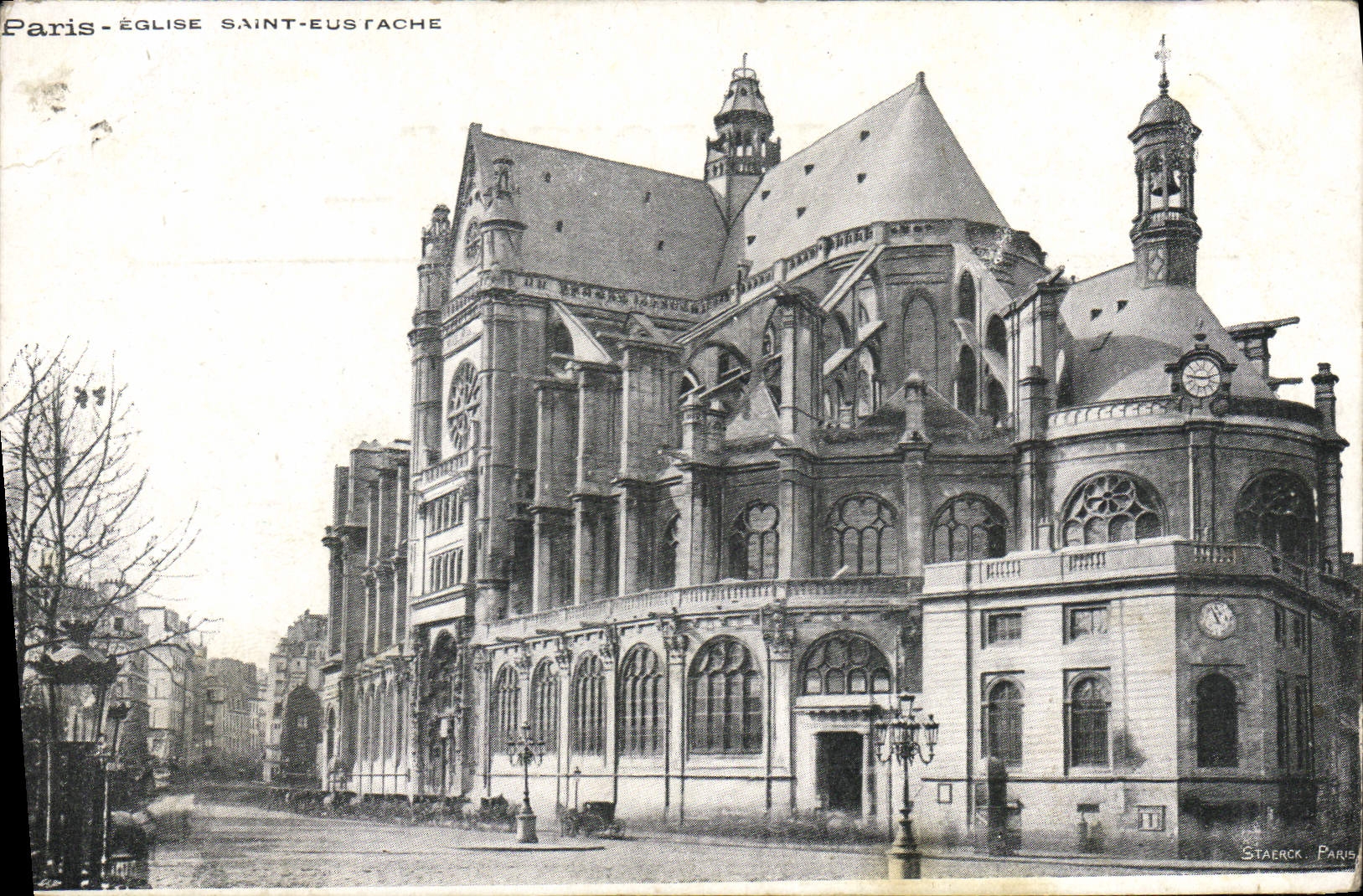 CPA Paris Eglise Saint Eustache