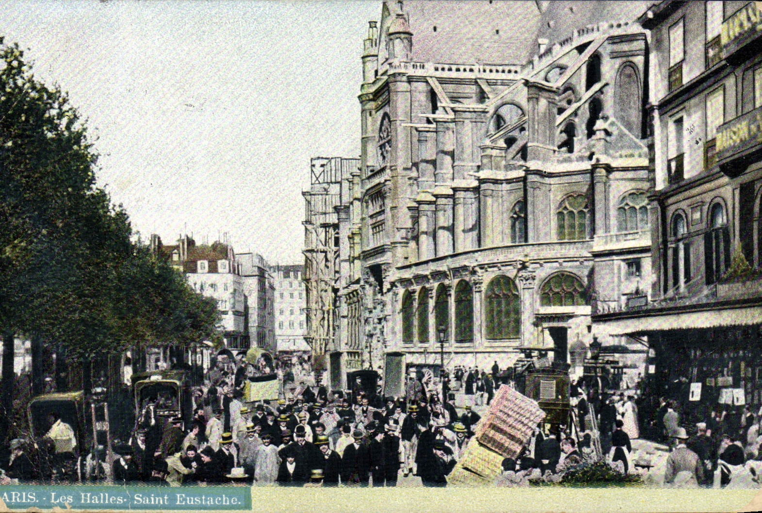 CPA Paris Les Halles Saint Eustache