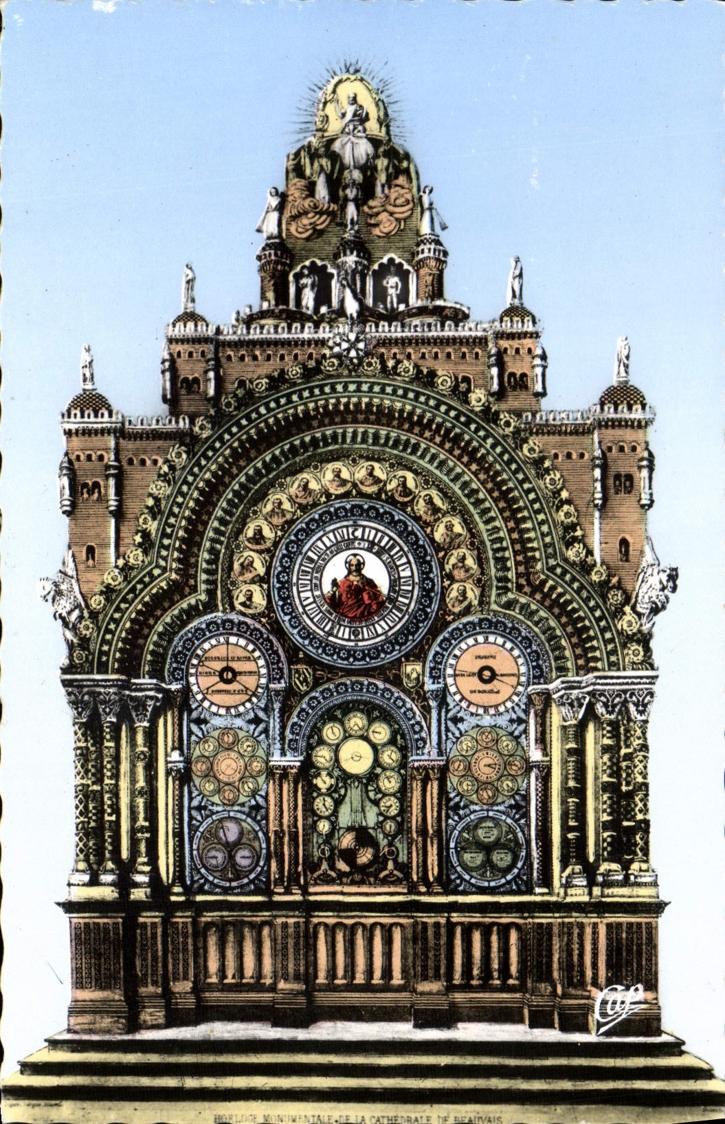 CPM Cathedrale De Beauvais L'Horloge Monumentale
