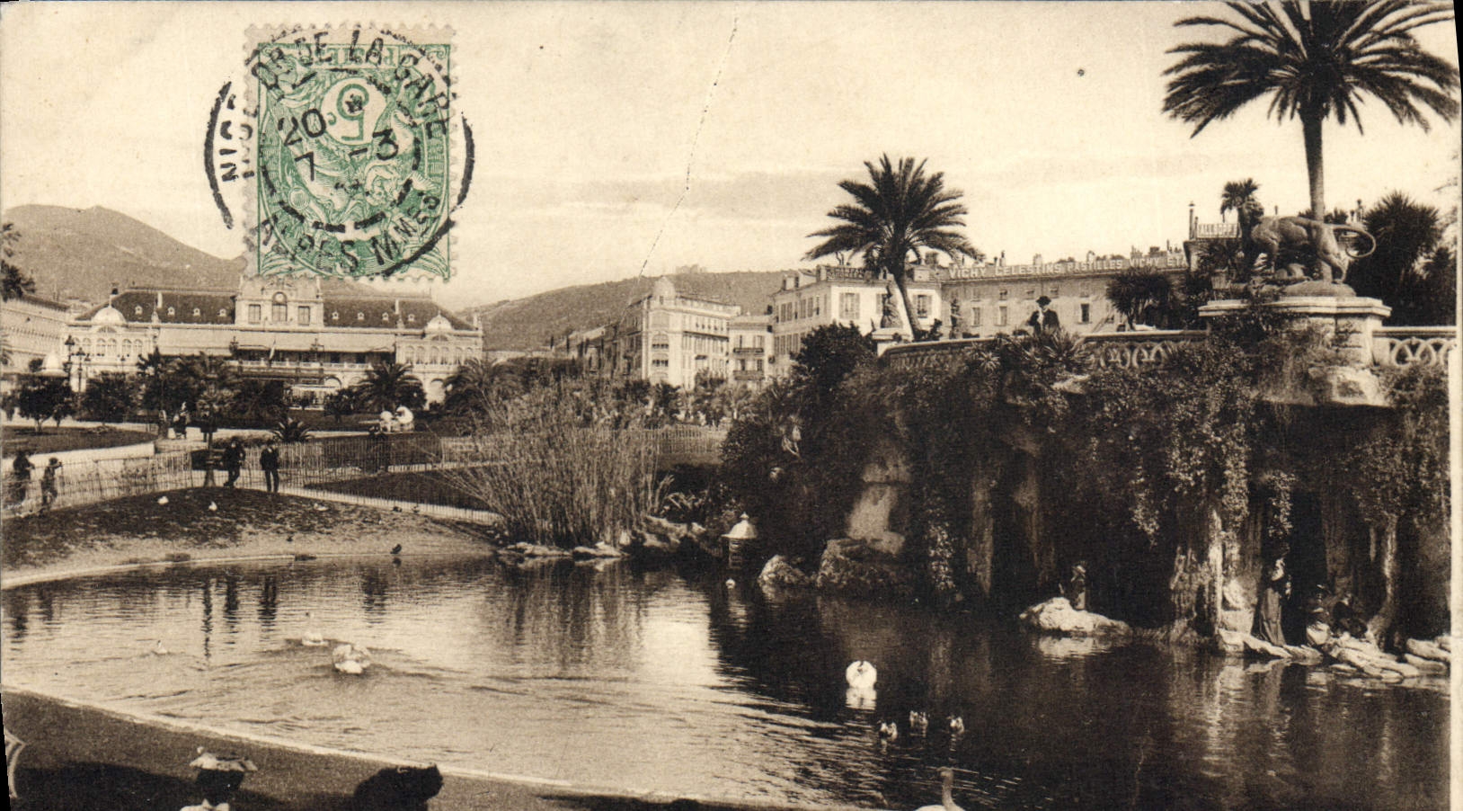 CPA Nice Le Jardin Municipal