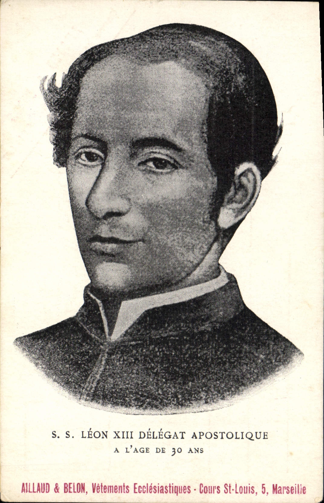 VINTAGE POSTCARD S apostolic Leon XIII Delegation with old 30 years