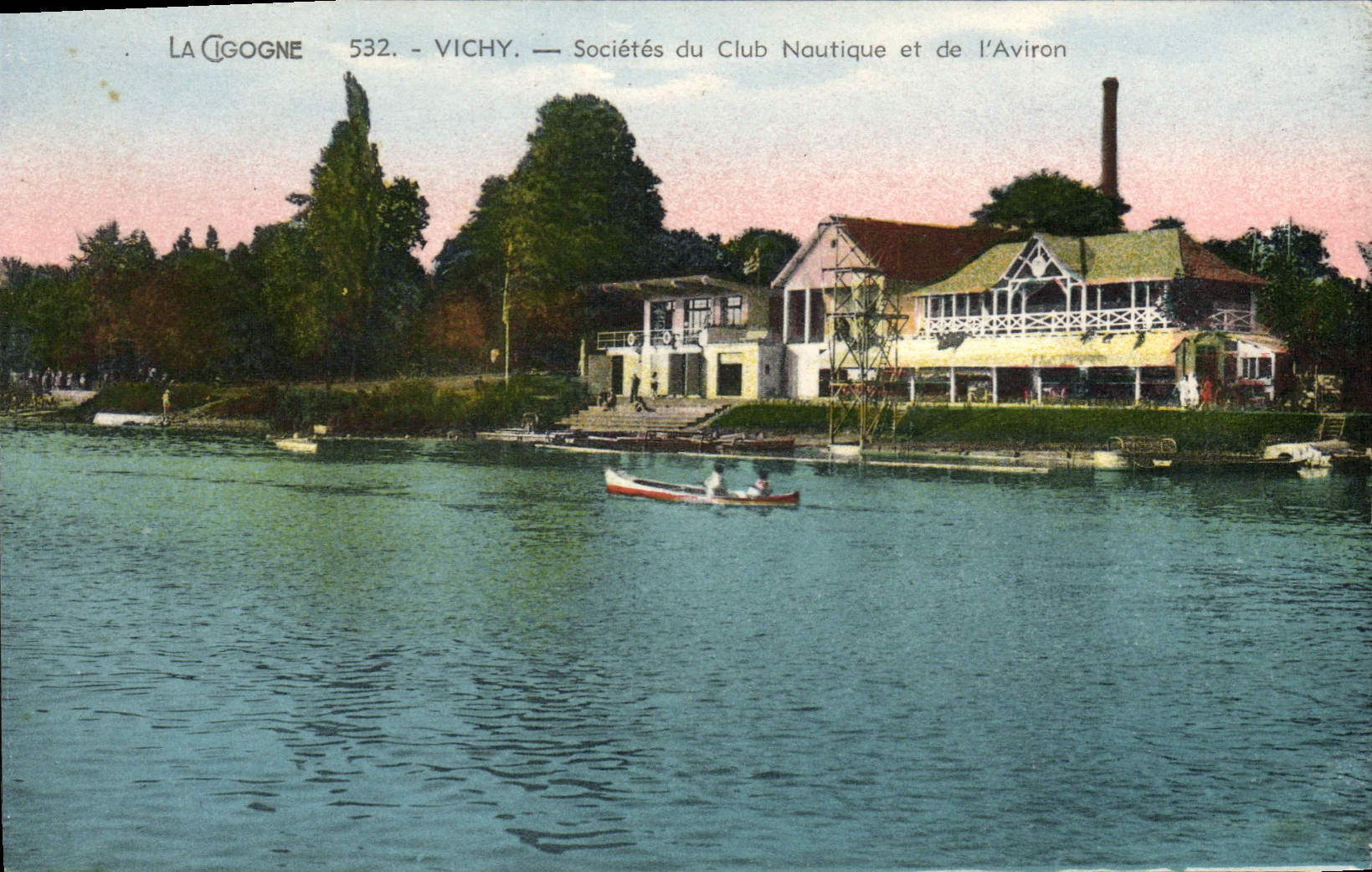 CPA Vichy Societes du club nautique et de l'aviron