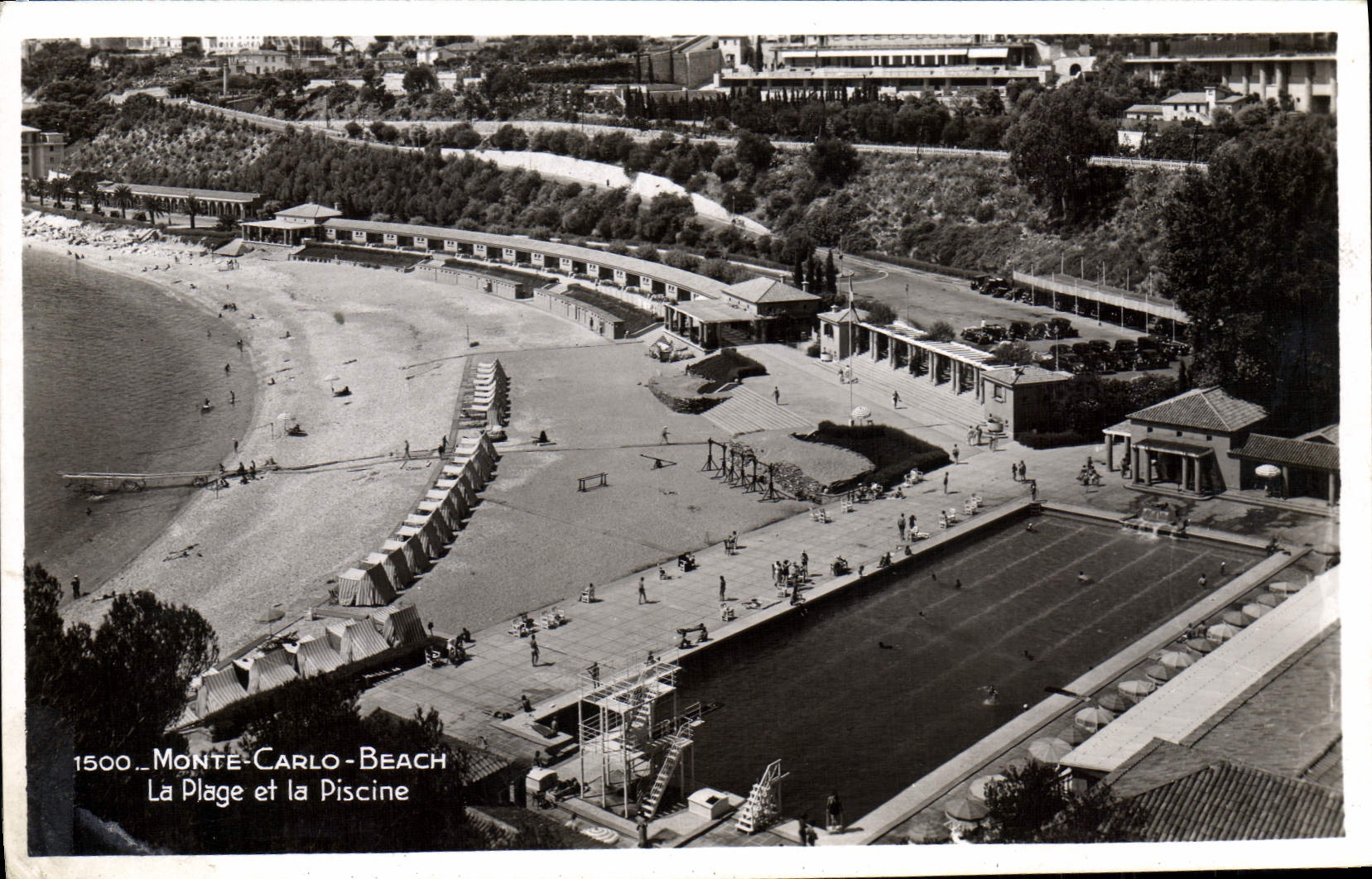 CPA Monte Carlo Beach La plage et la piscine Natation