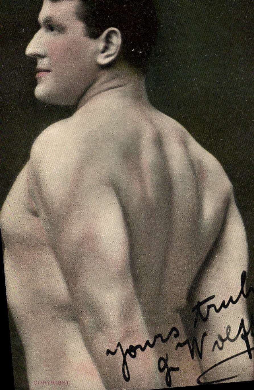 CPA Lutte Wolff Dedicacee