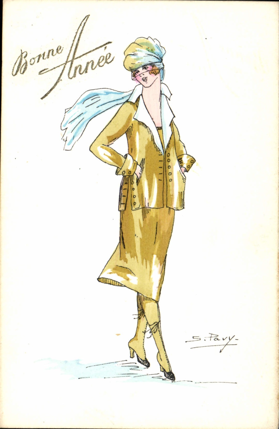 CPA Fantaisie Illustrateur Pavy Femme