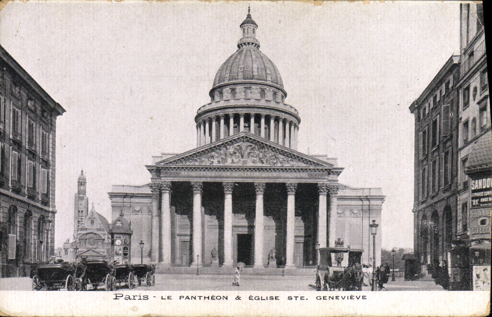 CPA Paris Le Pantheon Eglise Ste Genevieve
