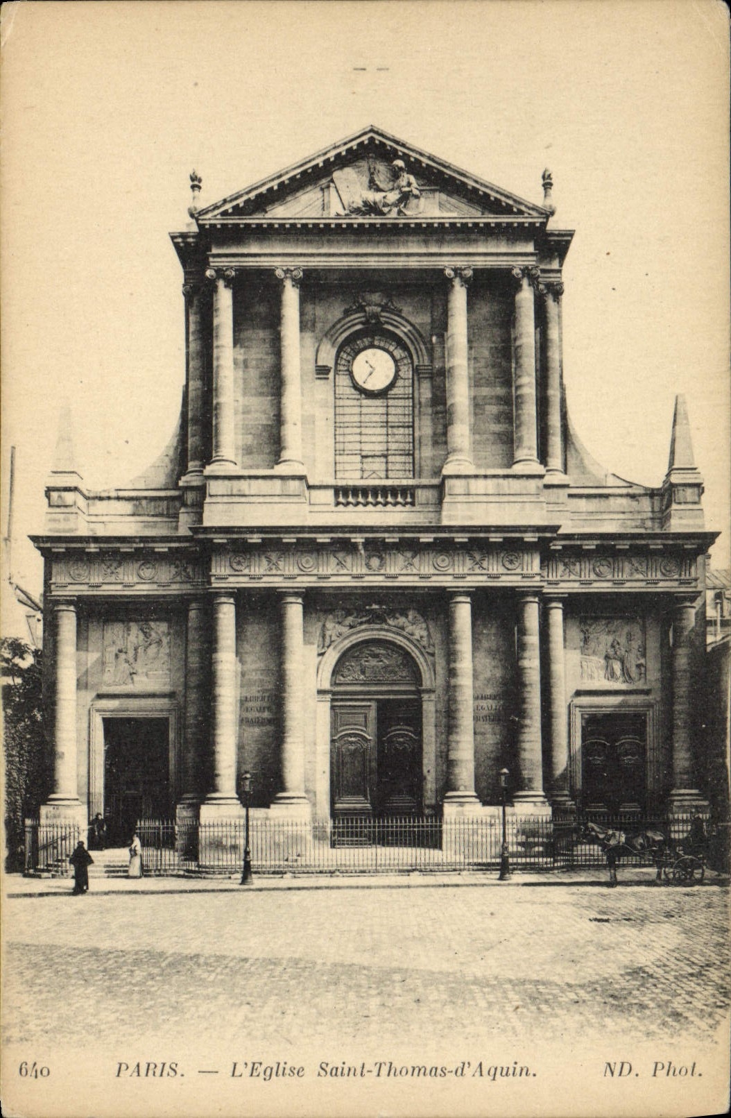 CPA Paris L'Eglise Saint Thomas d'Aquin