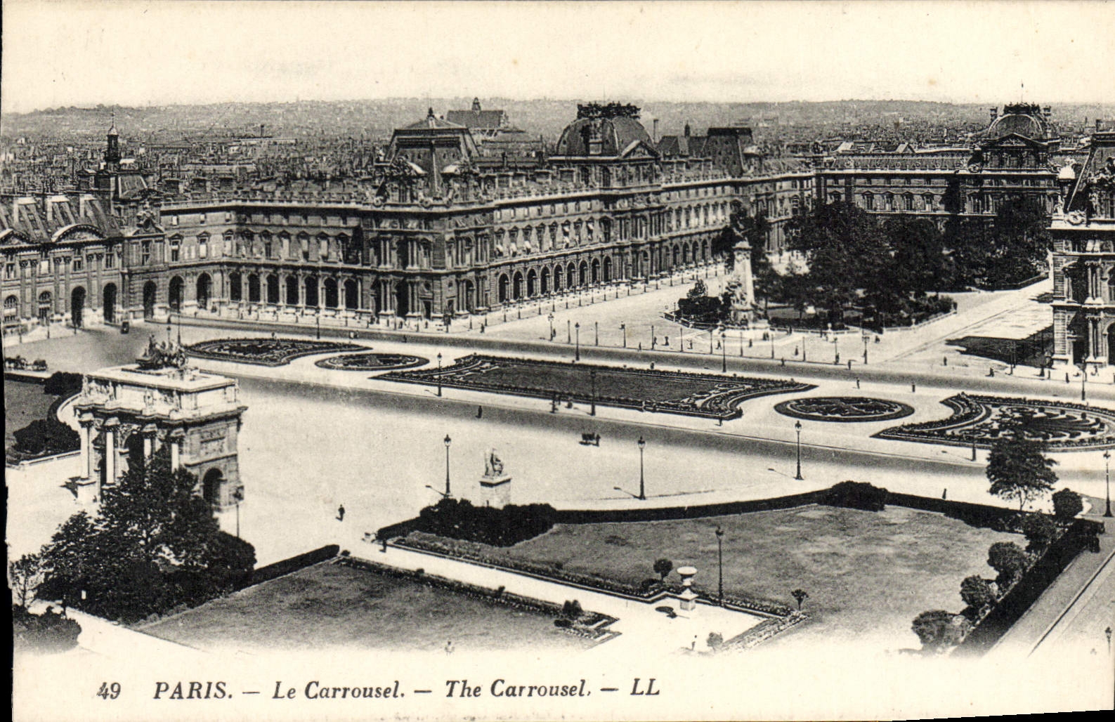 CPA Paris Le Carrousel 