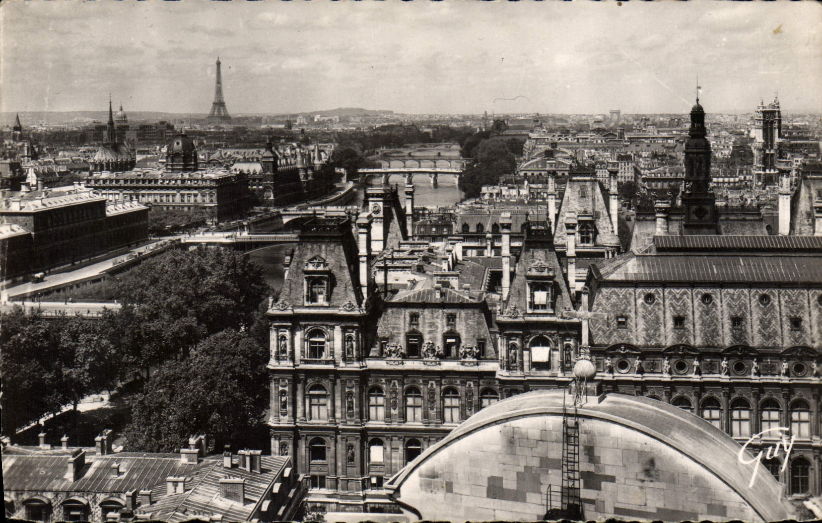 CPM Paris Perspective des 7 ponts
