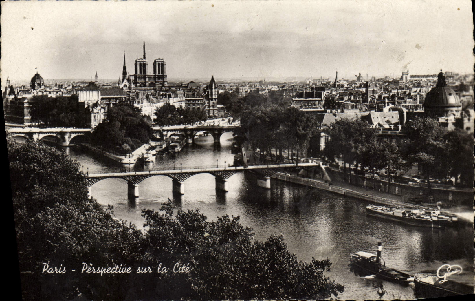 CPM Paris Perspective sur la Cite 