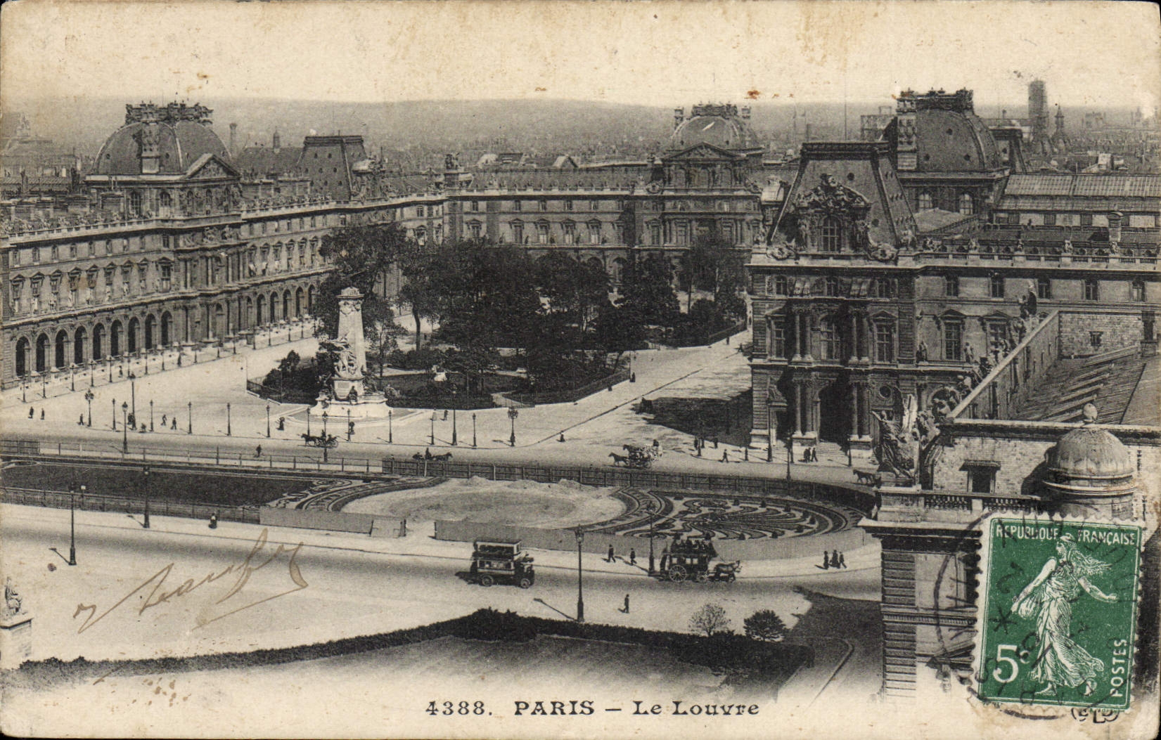 CPA Paris Le Louvre
