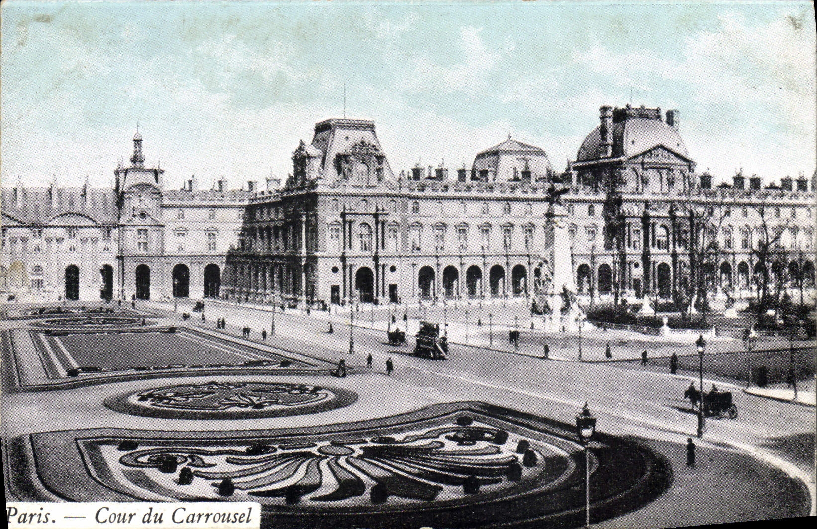 CPA Paris Cour du Carrousel