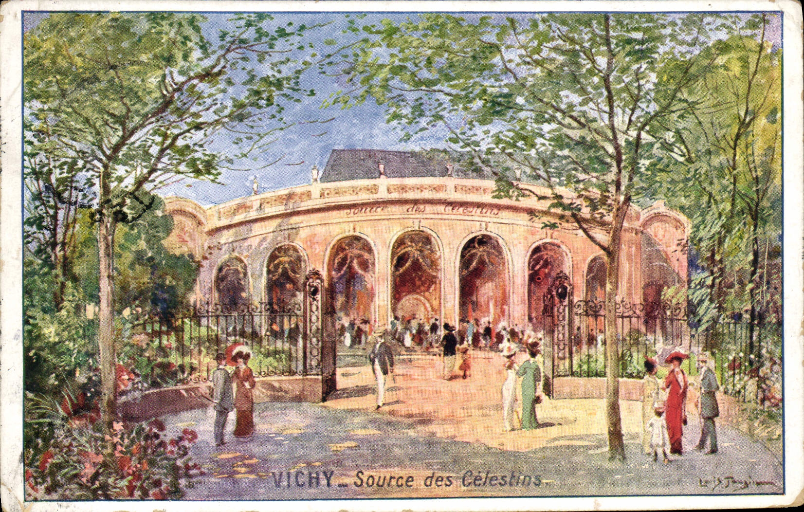 CPA Thermalisme Vichy Source des Celestins