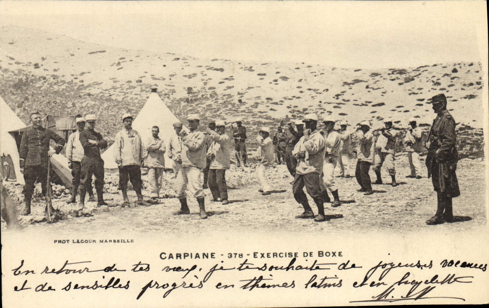 CPA Boxe Carpiane Exercice 