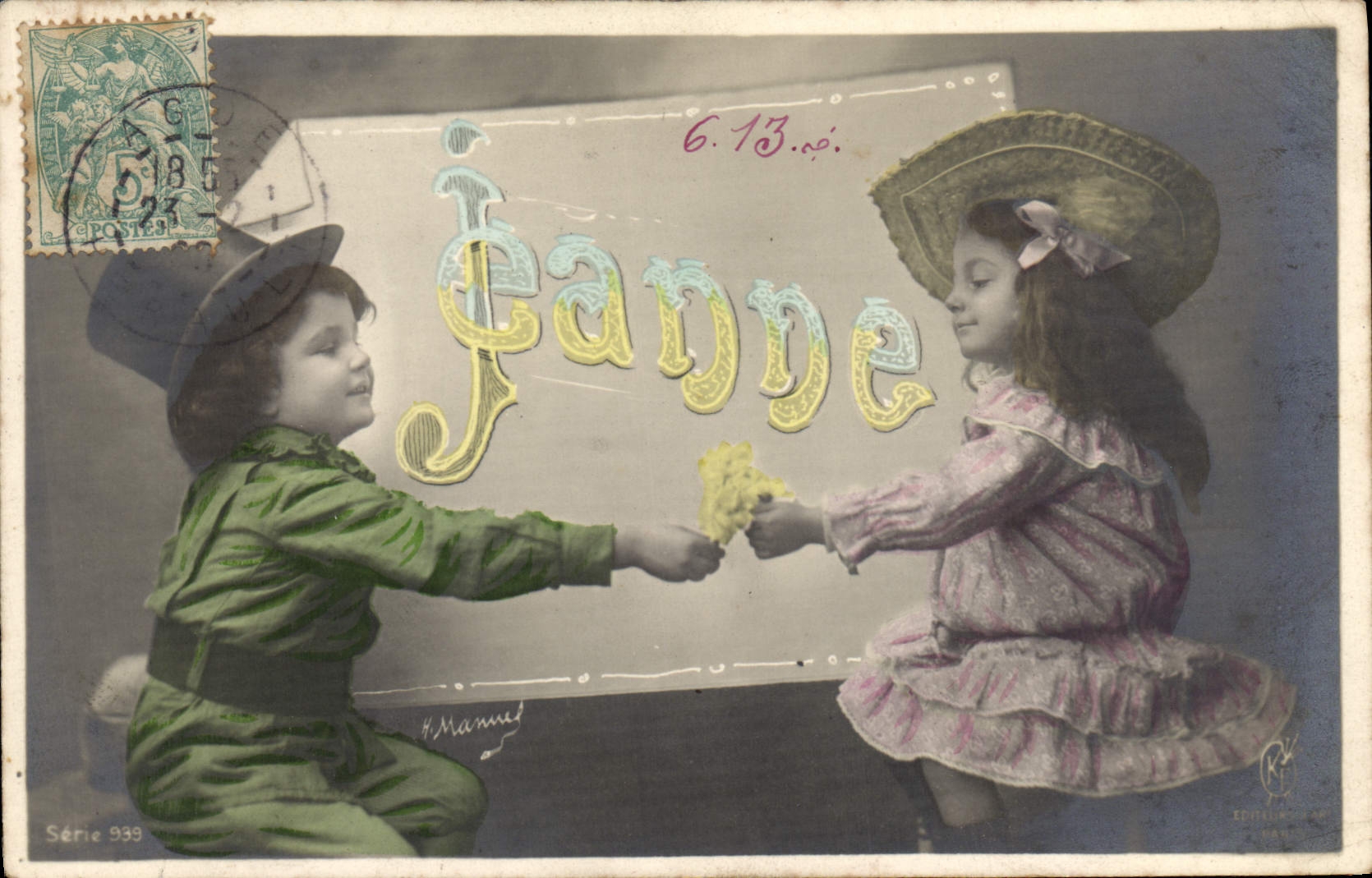 CPA Prenom Jeanne Enfants