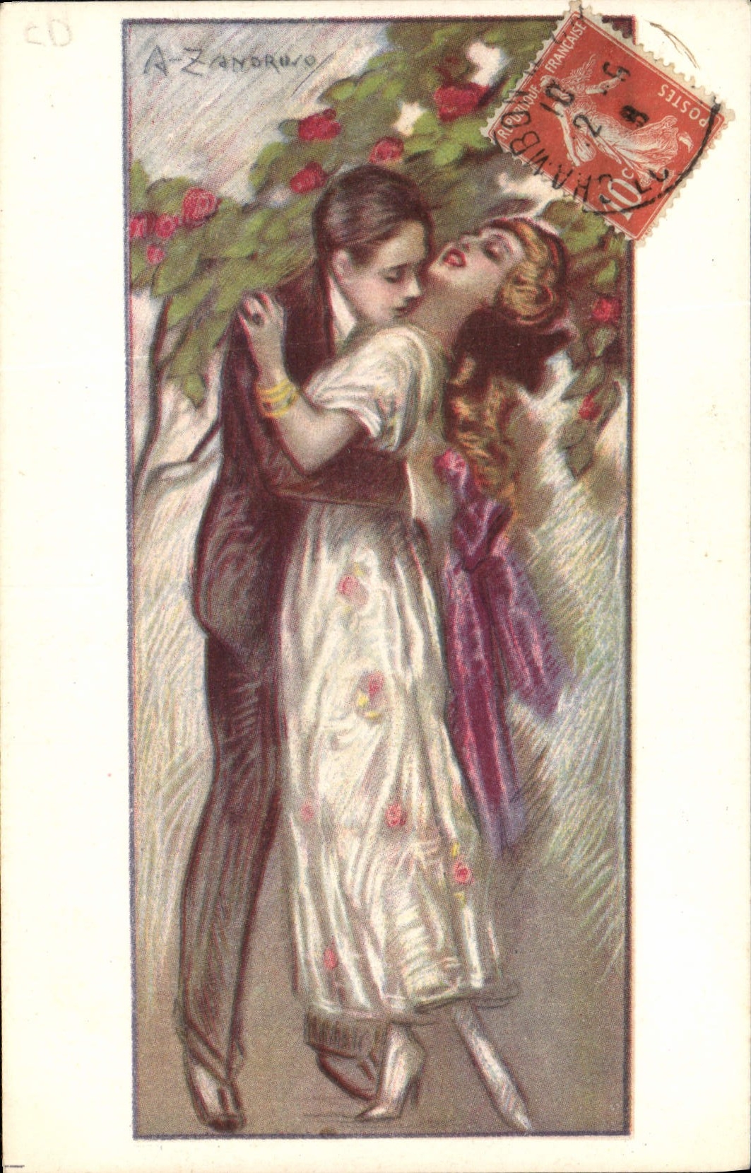 CPA Fantaisie Illustrateur Femme