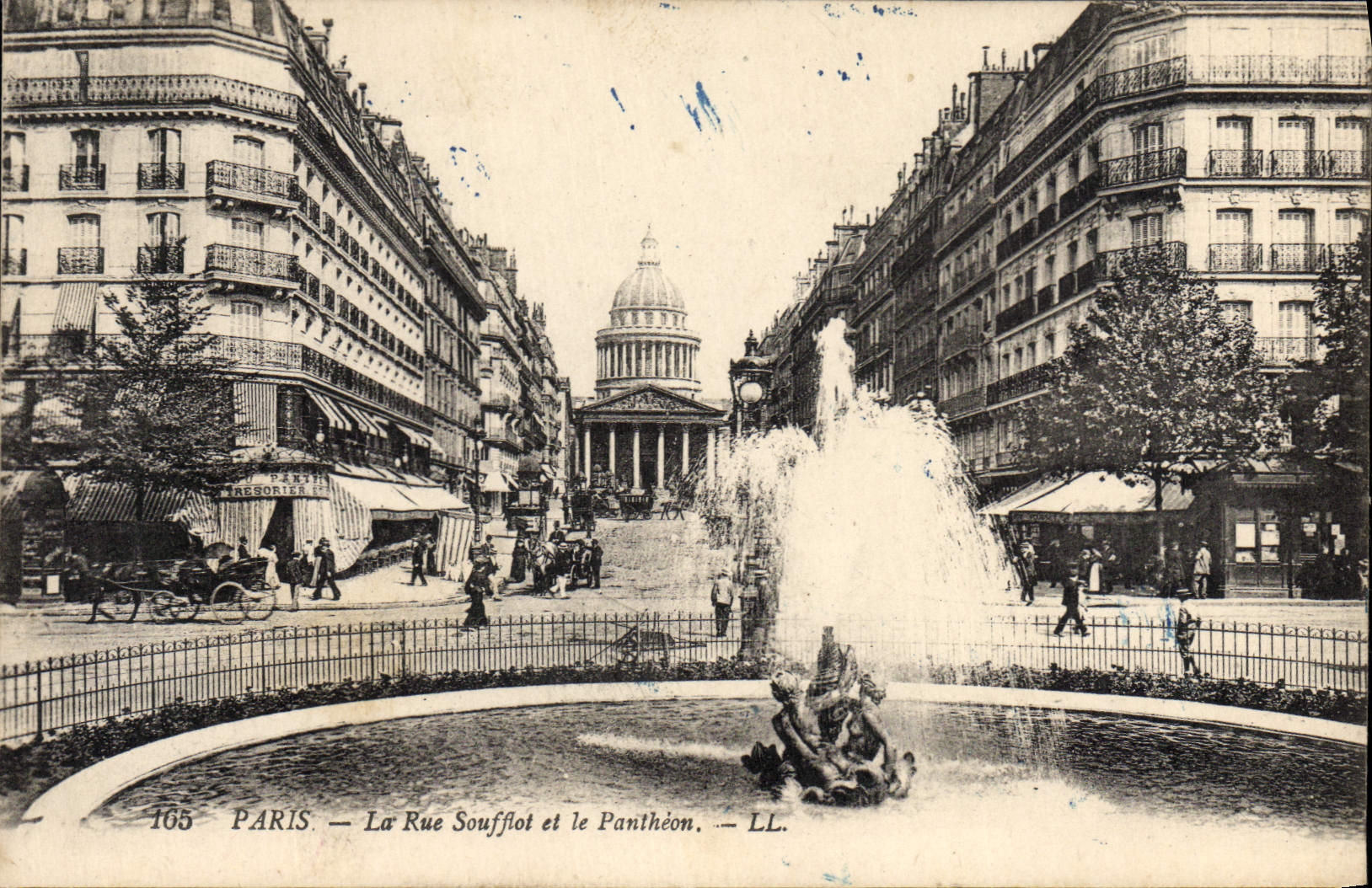 CPA Tout Paris La Rue Soufflot Et Le Pantheon
