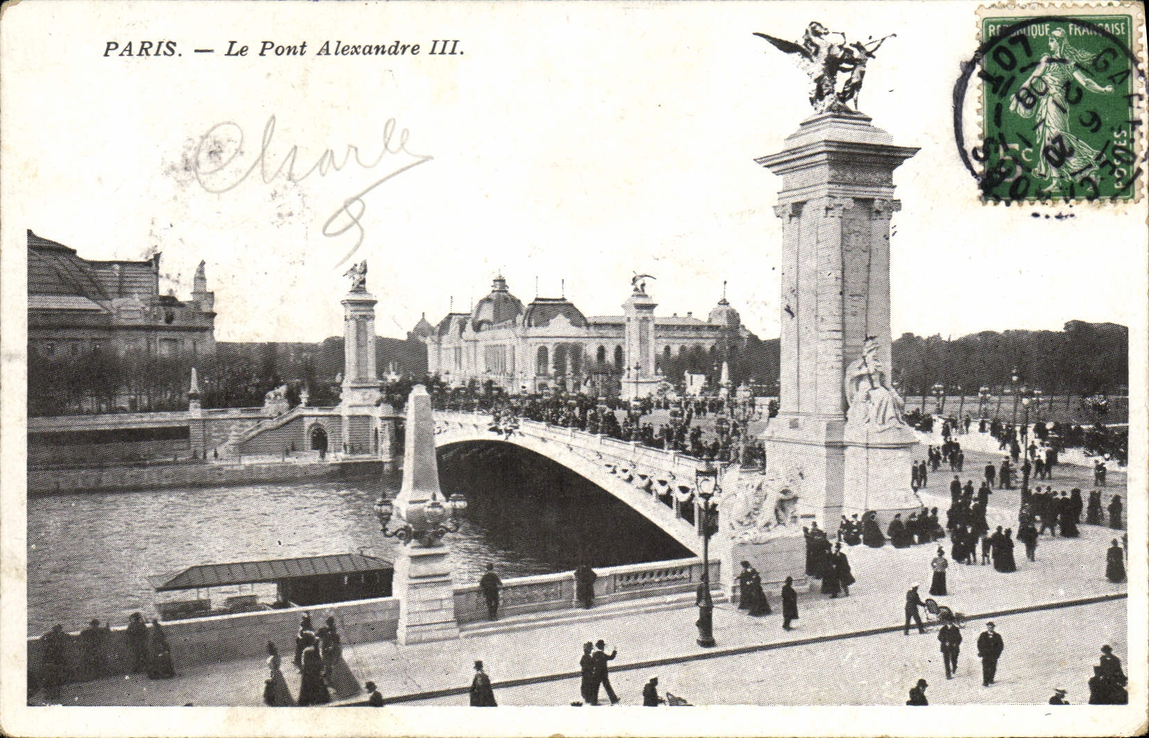 CPA Paris Le Pont Alexandre III