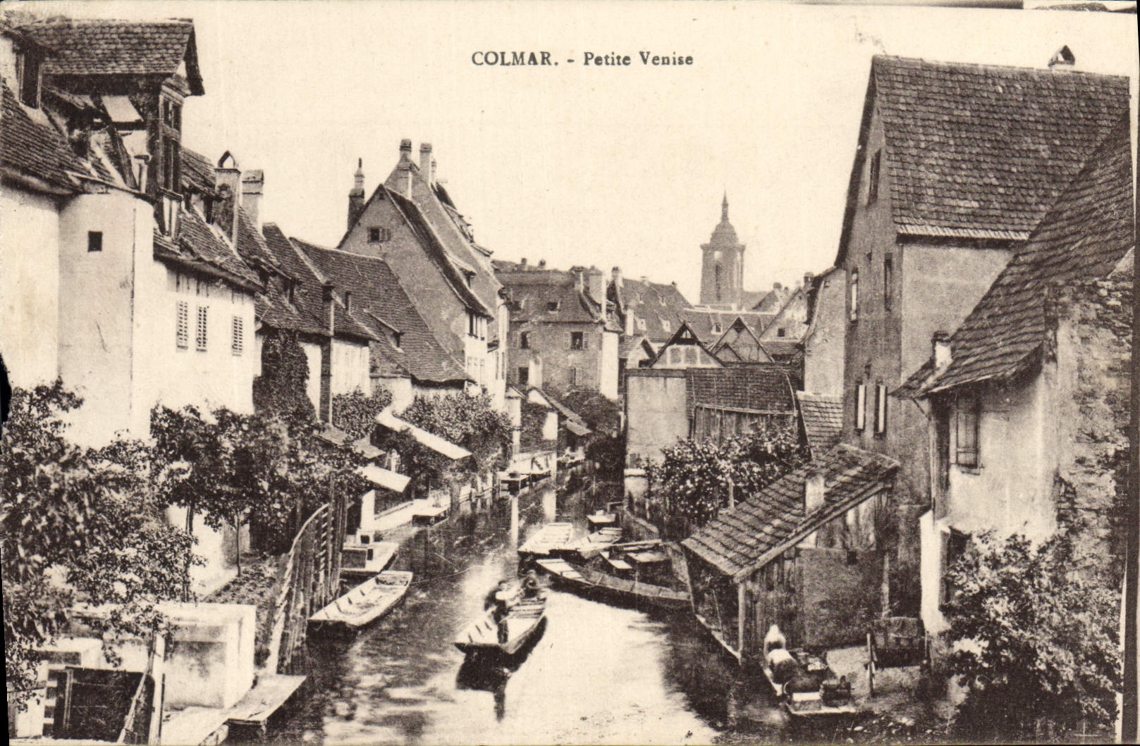 VINTAGE POSTCARD Colmar Small Venice