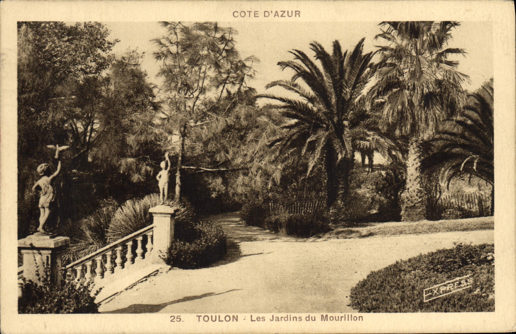 CPA Toulon Les Jardins Du Mourillon