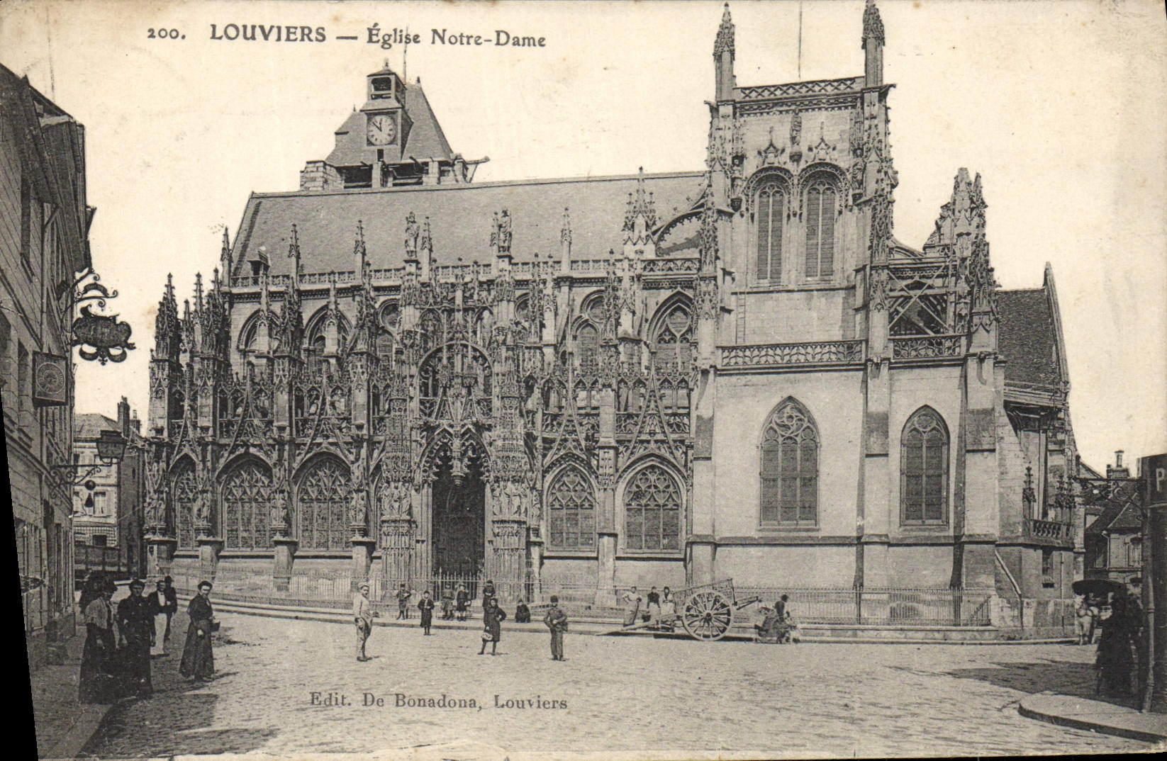 CPA Louviers Eglise Notre Dame