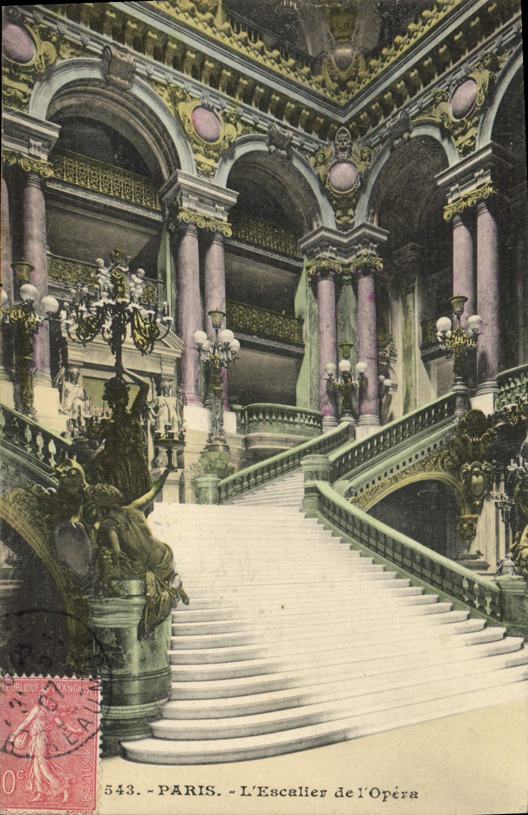 CPA Paris L'Escaller de L'Opera