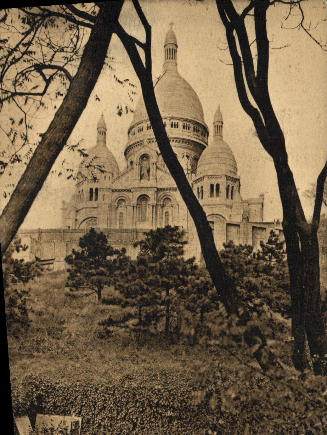 CPA Paris Montmartre Sacre Coeur