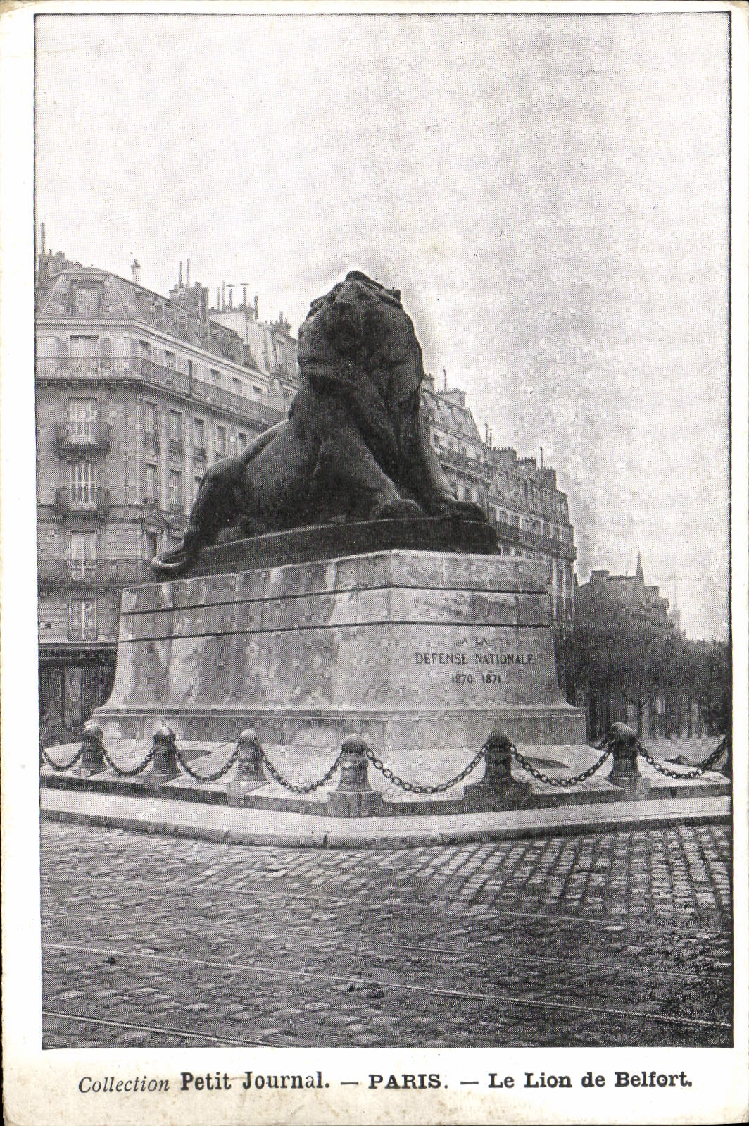CPA Paris Le Lion de Belfort