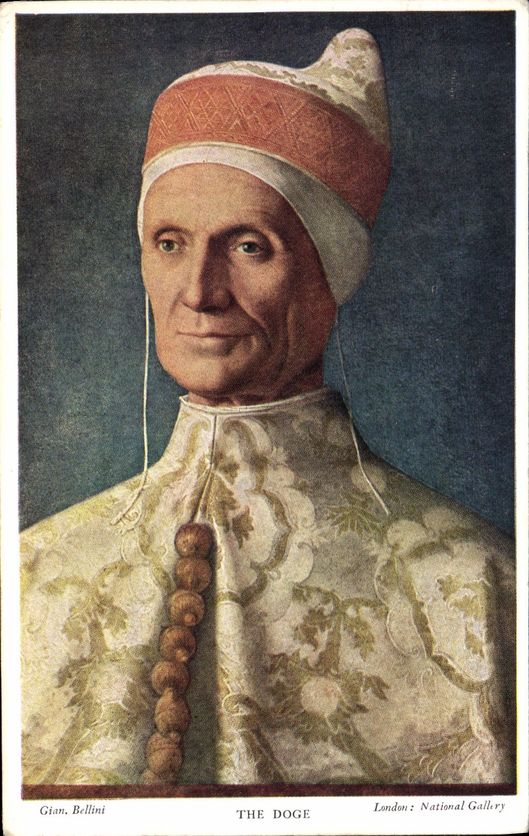 VINTAGE POSTCARD The Doge London National Gallery