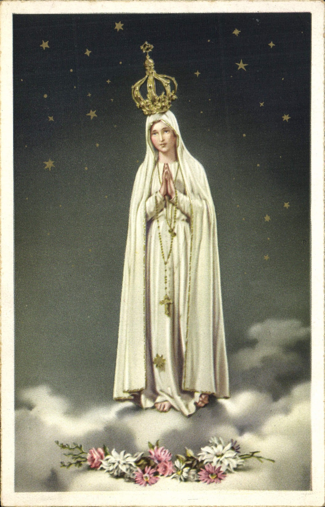 VINTAGE POSTCARD Virgin