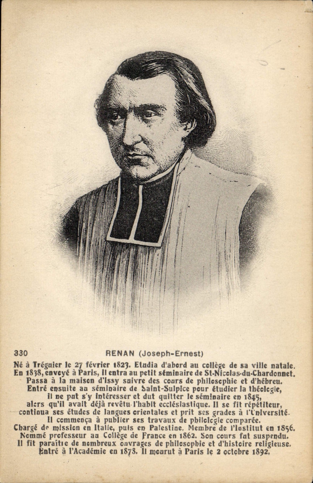 VINTAGE POSTCARD Renan