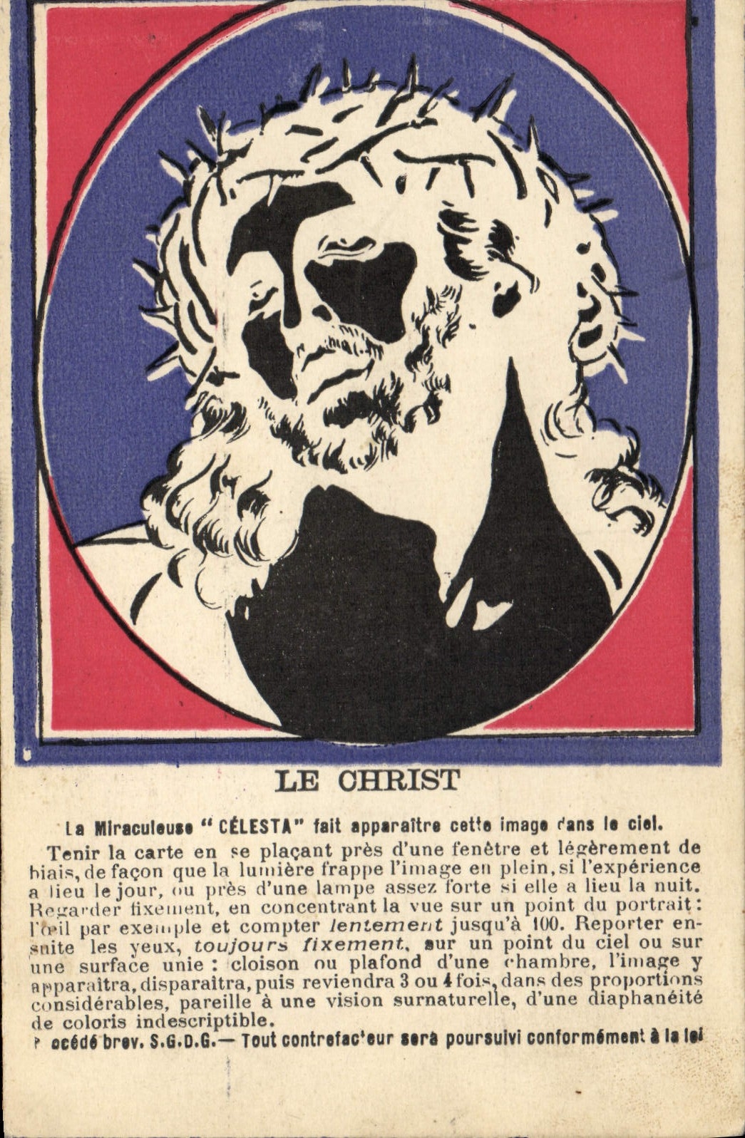 VINTAGE POSTCARD Christ