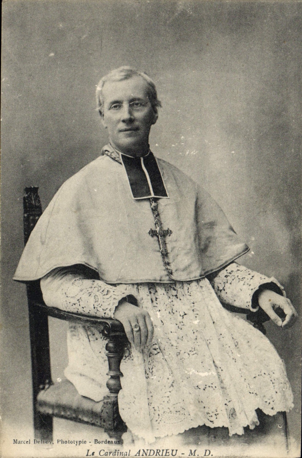 VINTAGE POSTCARD the Andrieu cardinal