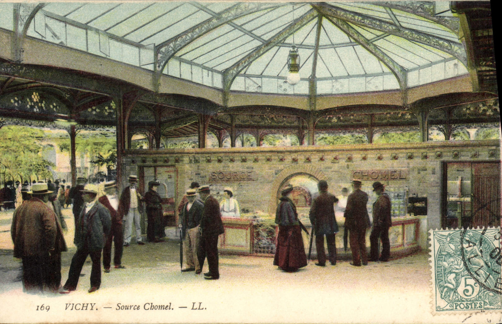 CPA Thermalisme Vichy Source Chomel
