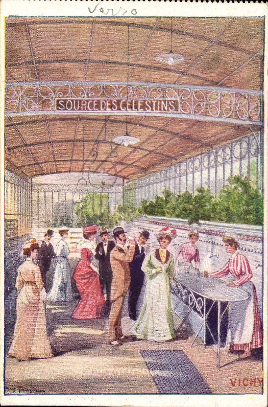 CPA Thermalisme Vichy Source des Celestins