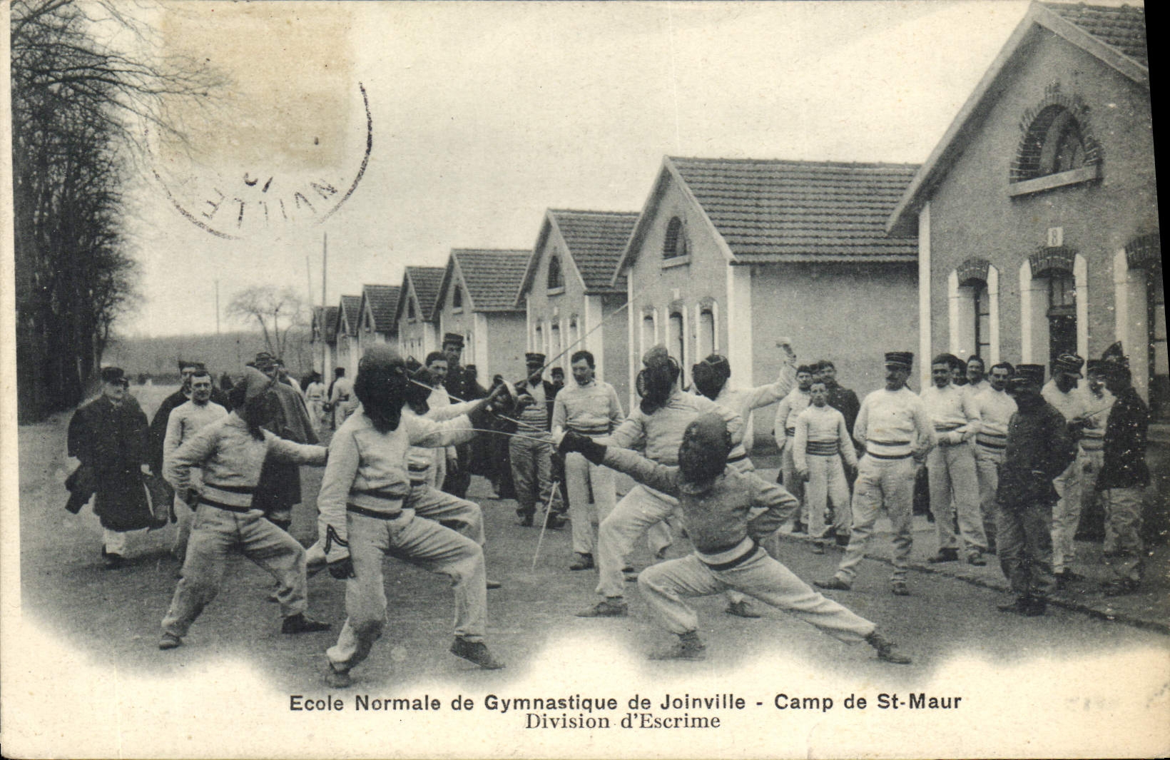 CPA Escrime Ecole normale de gymnastique de Joinville Camp de St Maur Division d'escrime