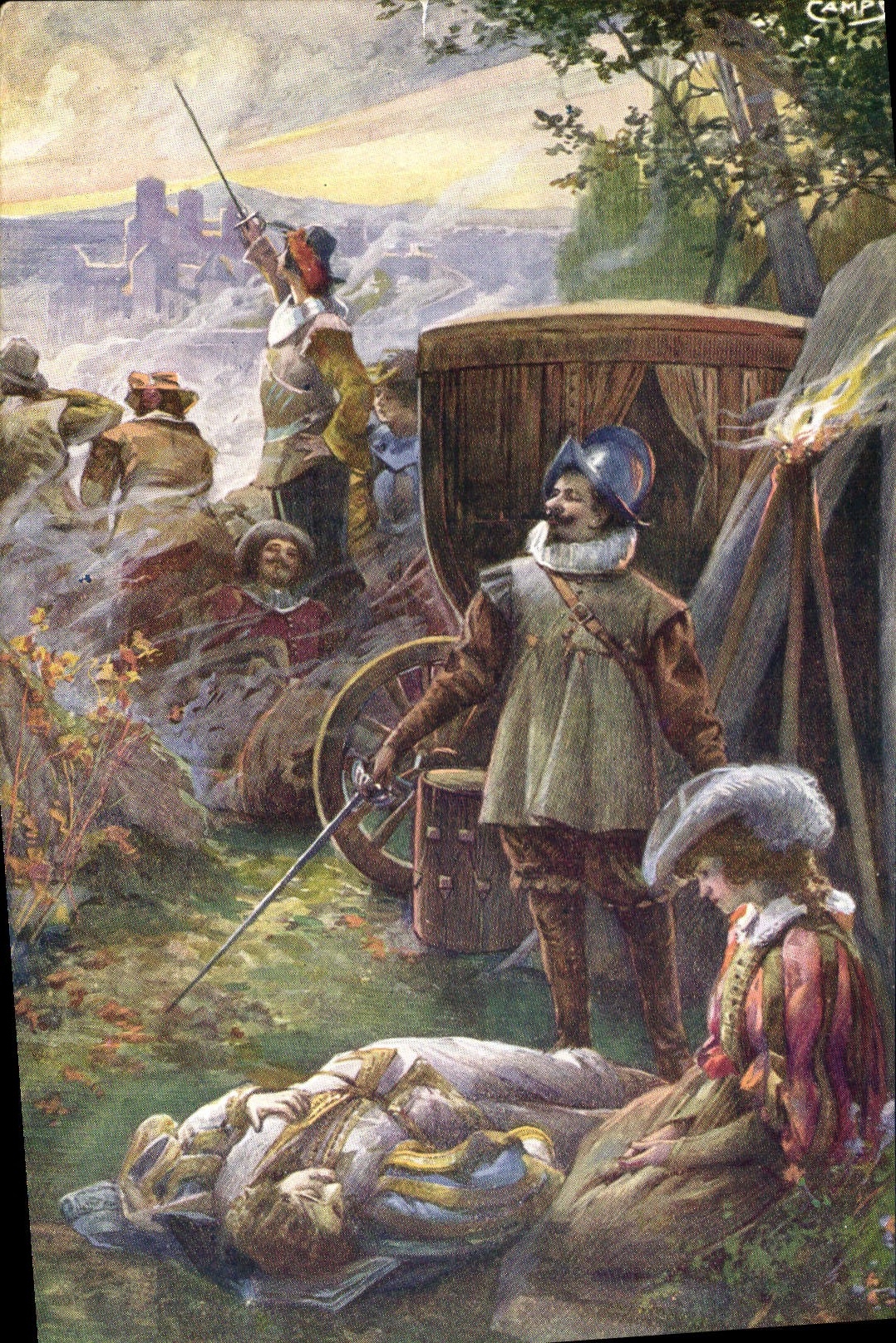 CPA Escrime Cyrano de Bergerac Rostand